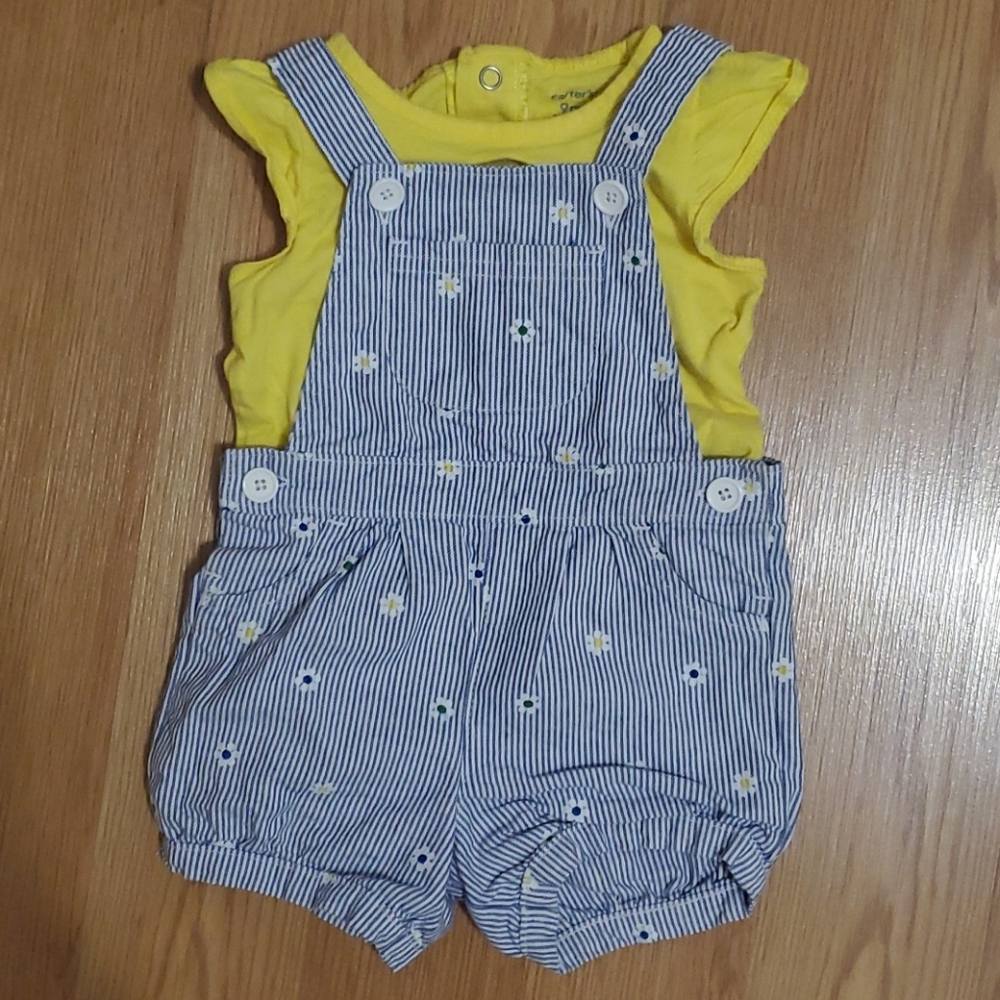 2 pc Short Sleeve Baby Outfit